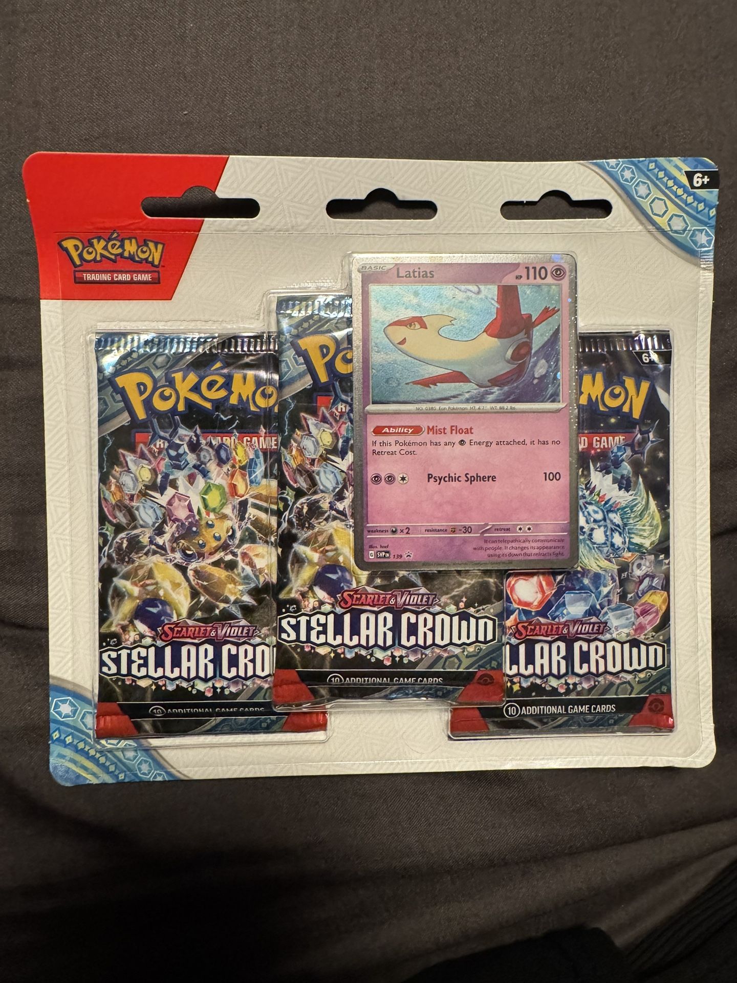 Pokemon Scarlett And Violet Stellar Crown Various Blisters 