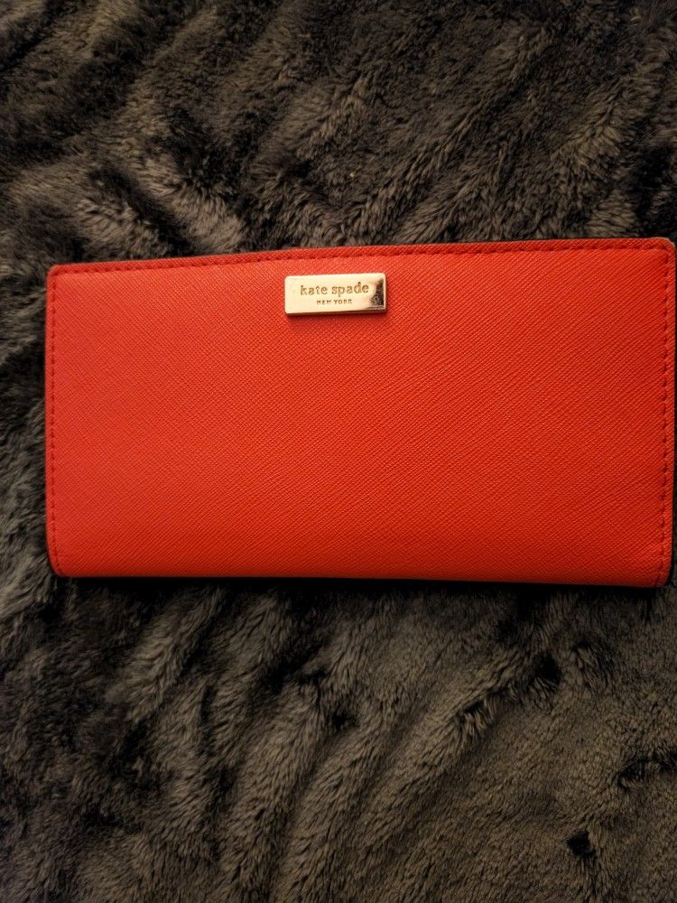 Red Kate Spade Wallet 