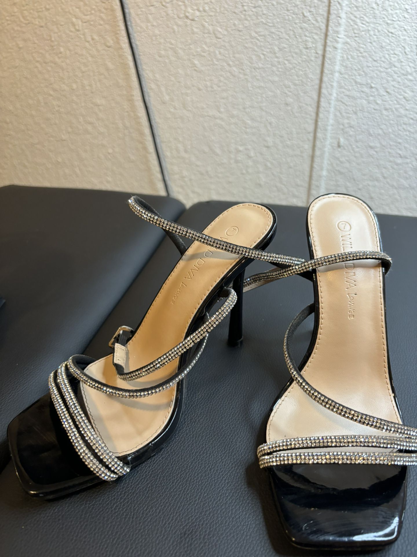 Rhinestone heels