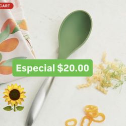 Cuchara Grande Para Cosinar $20.00 Silicon Acero Inoxidable Princess House Ventas Finales 