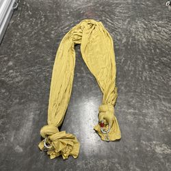 Gold, aerial yoga silk