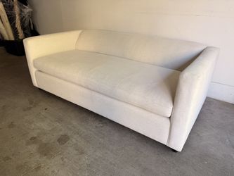 CB2 Club 78" Queen Sleeper Sofa, Curious Snow