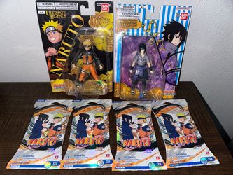 Naruto Shippuden ultimate legends Sasuki platinum collectible cards lot