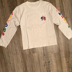 Chrome Hearts Multi Color Cross Cemetery long sleeve shirt
