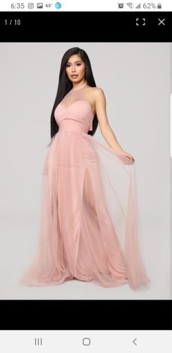 Fashionnova pink/blush dress
