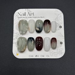 Press On Nails Size S Reusable Handmade