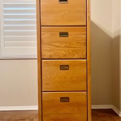 File Cabinet-Wood