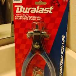 Duralast External/Internal Snap Ring Plier Set 