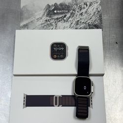 Apple Watch Ultra 2 Titanium Indigo Alpine Loop 49mm