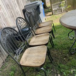 Table And 4 Chairs 