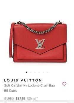 LOUIS VUITTON Soft Calfskin My Lockme Chain Bag for Sale in Las