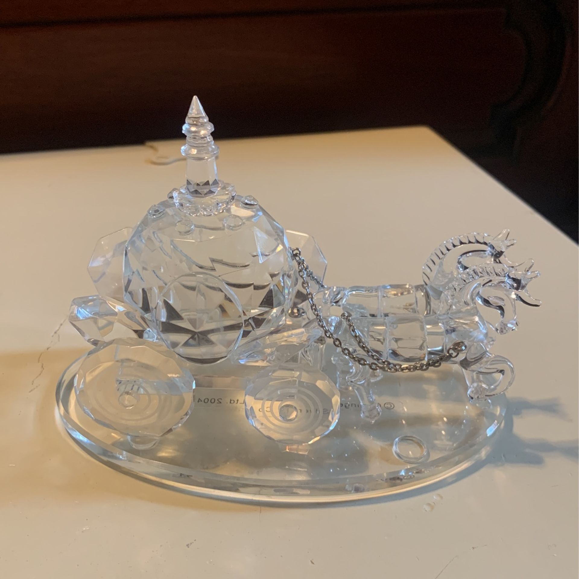 CINDERELLA HORSE CARRIAGE - Godinger Silver Art Co. Shannon Crystal Ireland