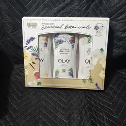 BRAND NEW 3 PACK OLAY BODY WASH INFUSED WITH ESSENTIAL BOTANICALS 
