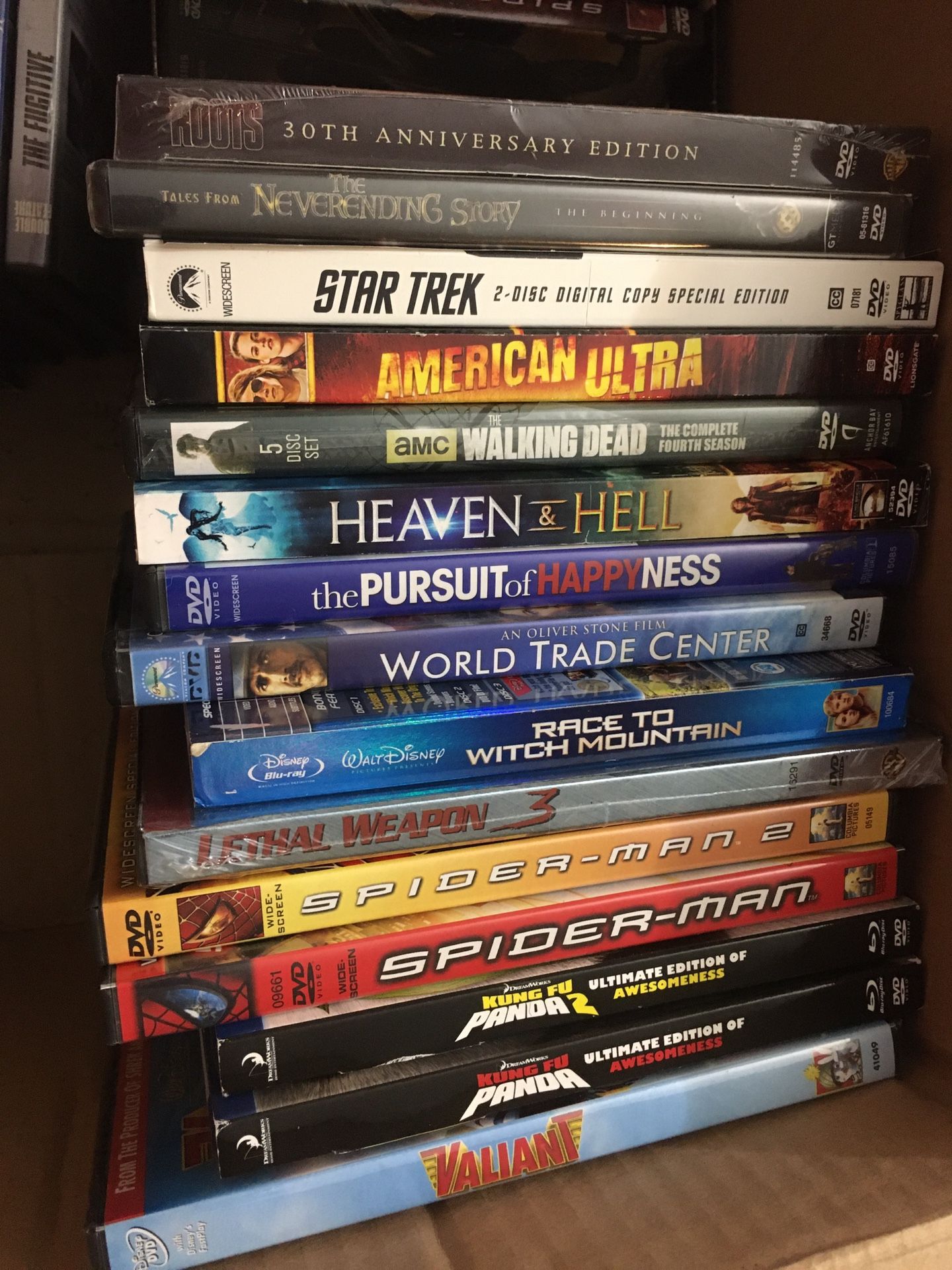 Lot Of 133 DVDs,18 Blu Rays And 8 VHS $95 OBO