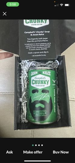 Jason Kelce Campbell soup