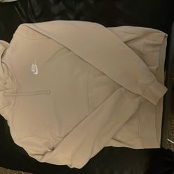 Khaki Colored Nike Hoodie 