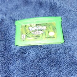 Pokemon Leaf Green GBA Cartridge (Free Shell Replacement)