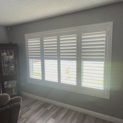 White Wood Shutters 