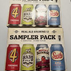 2 Boxes Of Real Ale sampler 