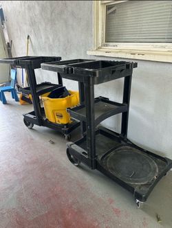 Rubbermaid Janitorial Carts