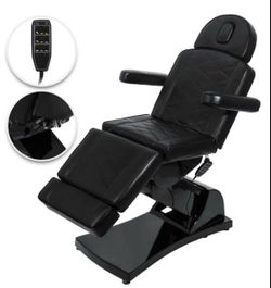 VEVOR 4 Motors Electric Facial Chair Full Electrical Massage Table Dental Bed Aesthetic Adjustable Reclining Chair for Podiatry Tattoo Spa Salon All P