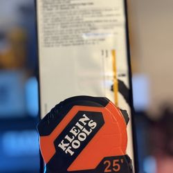 Klein tools tape mesure 25’ brand new
