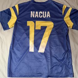 Puka Nacua #17 Los Angeles Rams NFL Jersey; Men’s XL