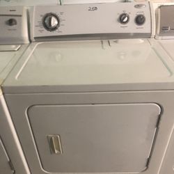 White Whirlpool Dryer 