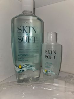 Avon Skin So Soft Original Scent Bath Oil Set