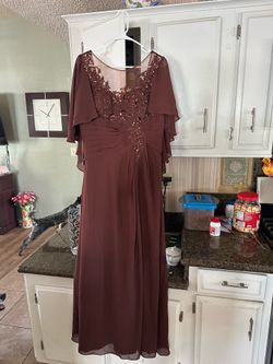 chocolate, brown, wedding dress or bridesmaids