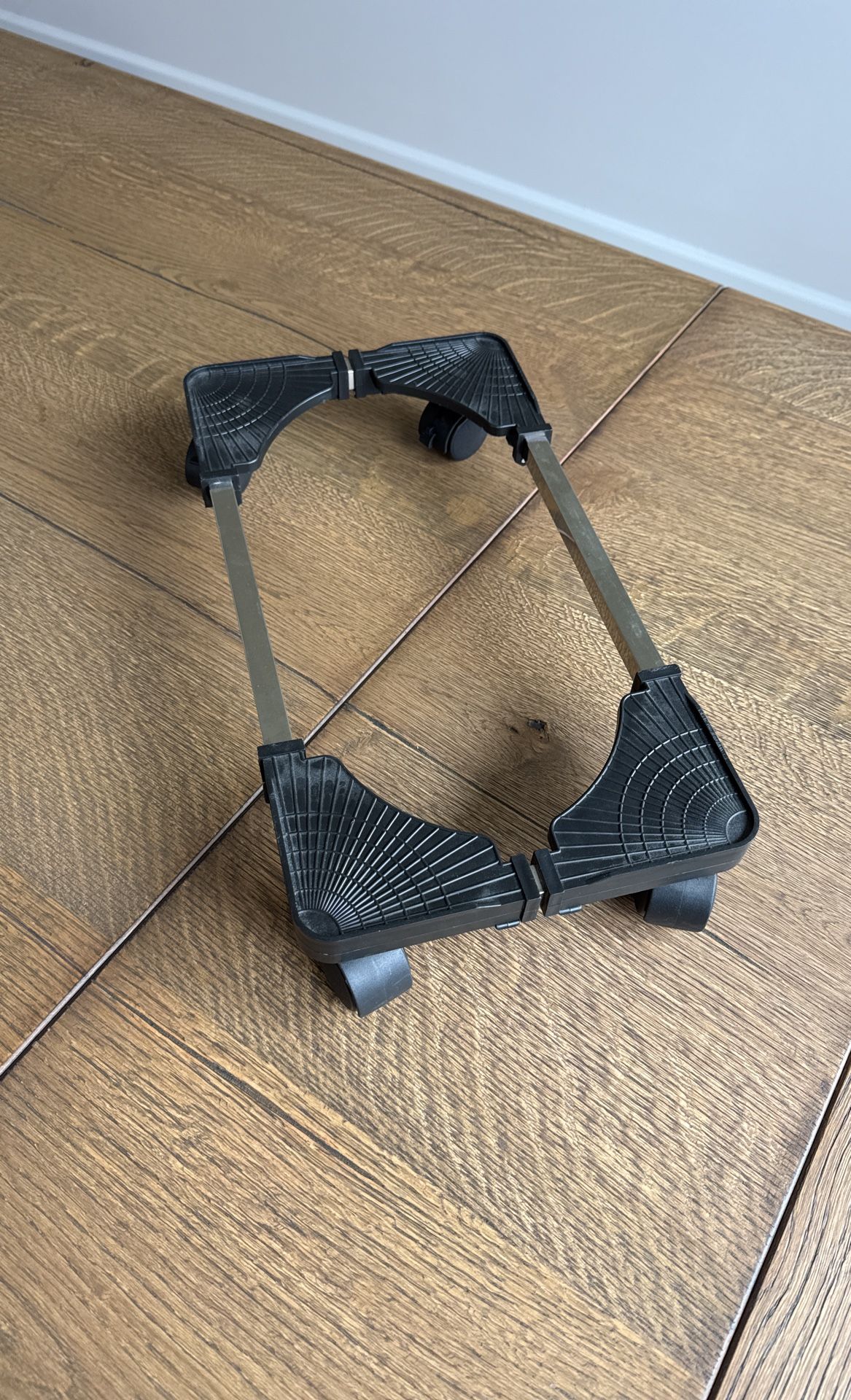 Mobile CPU Stand Adjustable Computer Tower Stand with 4 Caster Wheels