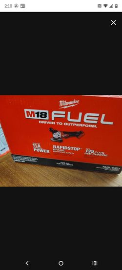Milwaukee fuel grinder