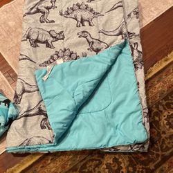 Dinosaur Twin Bedding, Set With Room, Decorations