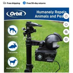 Orbit Yard Enforcer Motion Activated, Mounted Sensor Impact Sprinkler Head | 62100