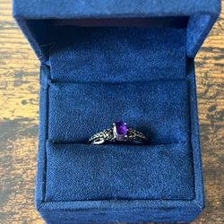 Disney Villains Ursula Amethyst Ring, Size 6