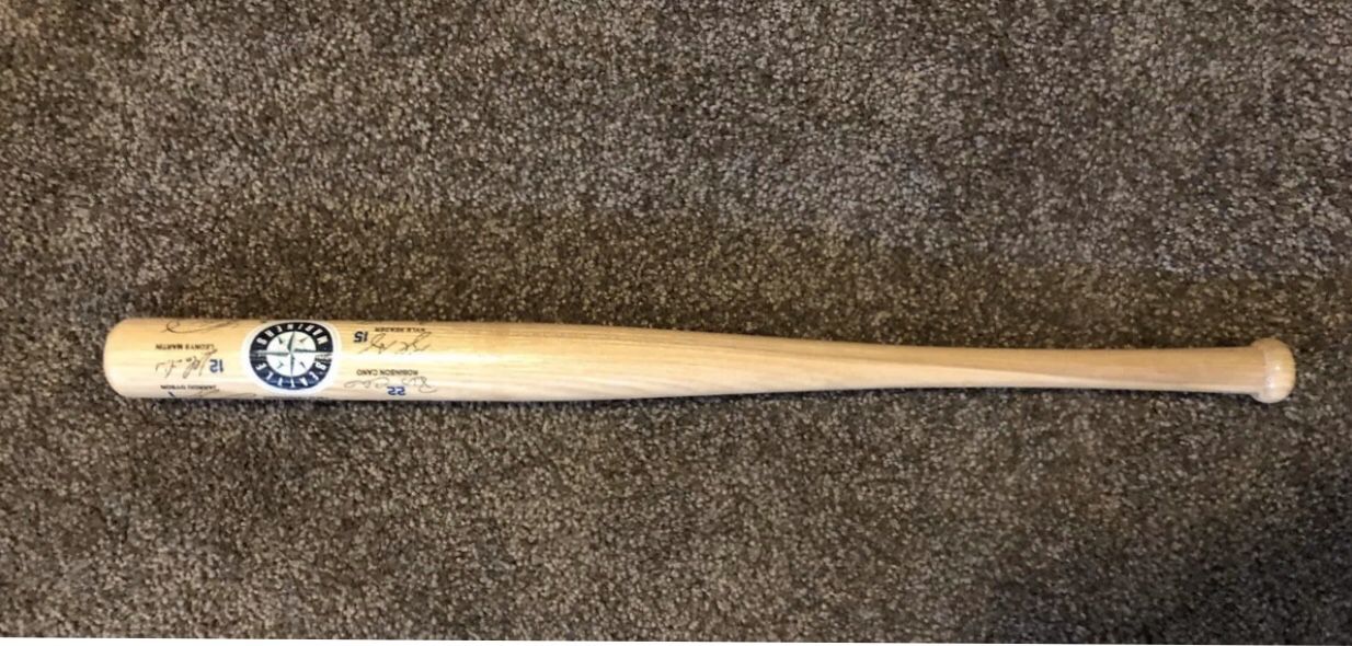 Seattle Mariners mini baseball bat