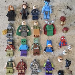 Lego Minifigures Lot Marvel, Jurassic World, Avatar, Minecraft- 19th Ave and Union Hills