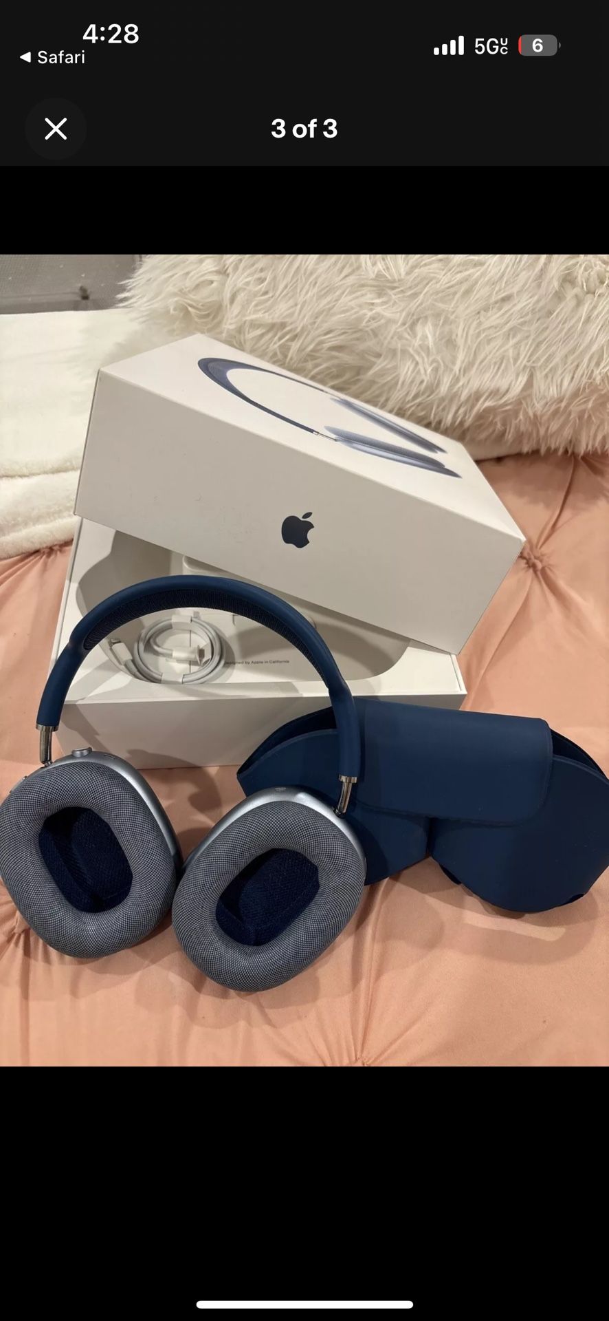 AirPod Maxes Blue