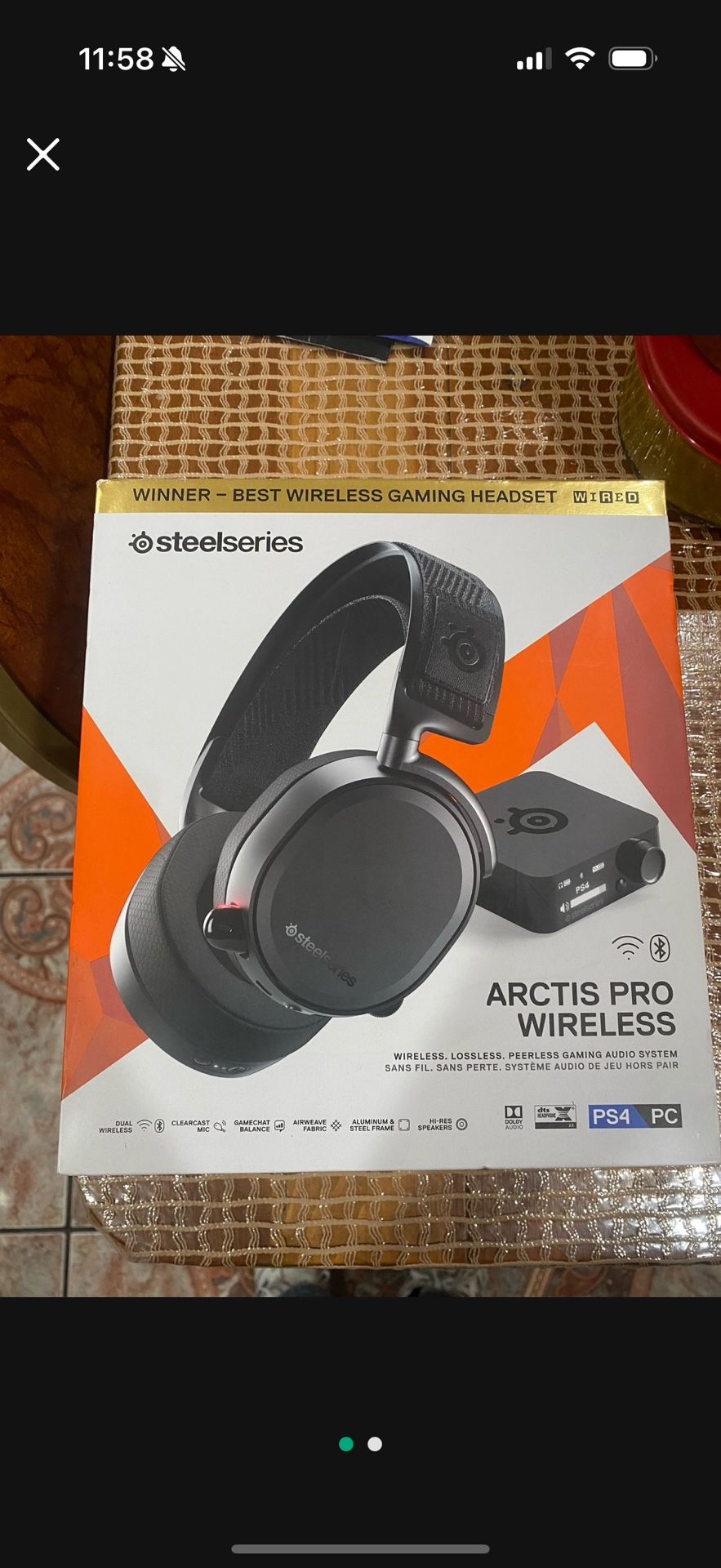 Steel Series Artics Pro Wireless Headset