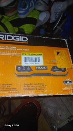 Ridgid rapid dual port charger