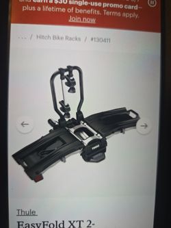 Thule bike rack