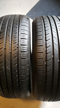 Land sport in great condition 2 tires 215 55 17 80% tread