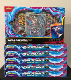 Pokémon Mega Greninja EX Premium Collection Boxes - Chaos Rising