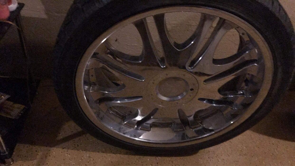 24 inch rims w XL tires