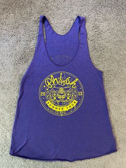 PHISH - VINTAGE WOMENS TANK TOP SHIRT - 2013 HOLLYWOOD BOWL - DREW MILLWARD ART - NEW