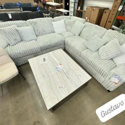 $15 Down Payment Ashley Cloud Comfy Plush Modular Sectional Sofa Couch Total Price 