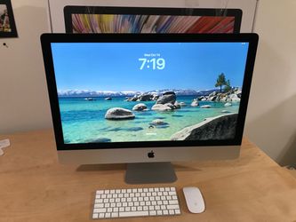 Apple 2020 iMac 27” Retina 5k i5-10600, 8 Gb Ram, 512 Gb SSD, Radeon Pro 5300
