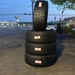 Four Tires For Sale 37^12.50R20 LT