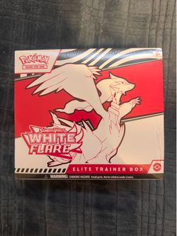 White Flare Elite Trainer Box Pokemon