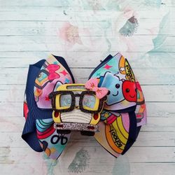 Back To School Hair Bow